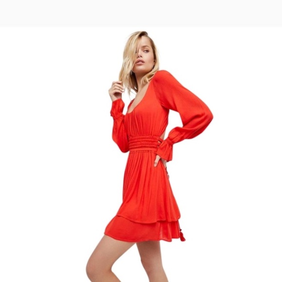 NWT Free People Much Ado Mini Dress - Picture 5 of 8